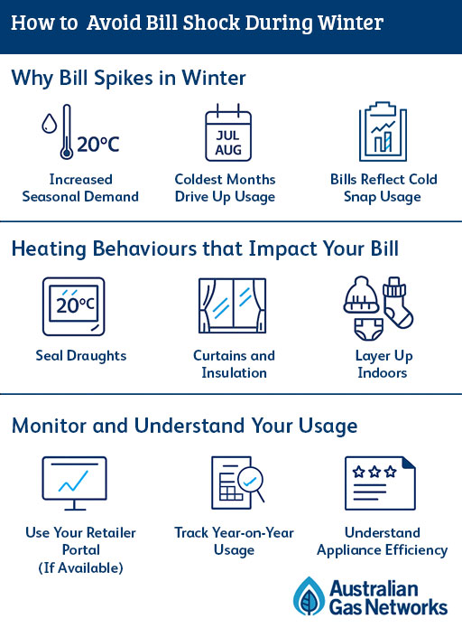 How to avoid bill shock during winter Infographic